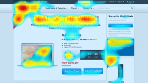 Hoe schrijf je goede webteksten - heatmap