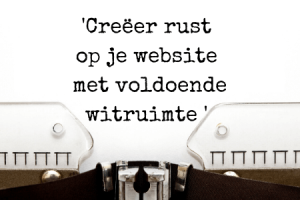 Vergroot usability website - rust