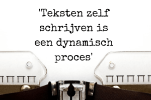 Teksten zelf schrijven - citaat 1 blog Andries