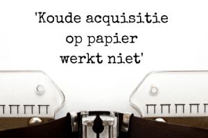 Acquisitiebrief schrijven - citaat 2