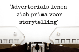 Blog of advertorial - gebruik jij storytelling