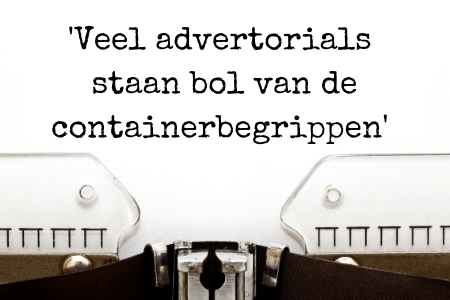 blog of advertorial - hoeveel containerbegrippen gebruik jij